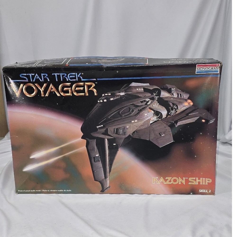 Monogram Star Trek Voyager Kazon Ship Model Kit 3606 Vintage 1995 Skill 2